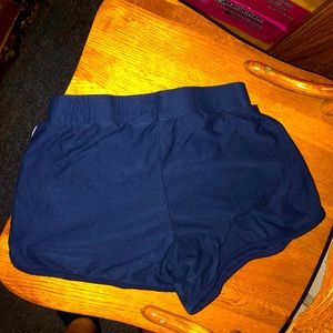 Blue shorts